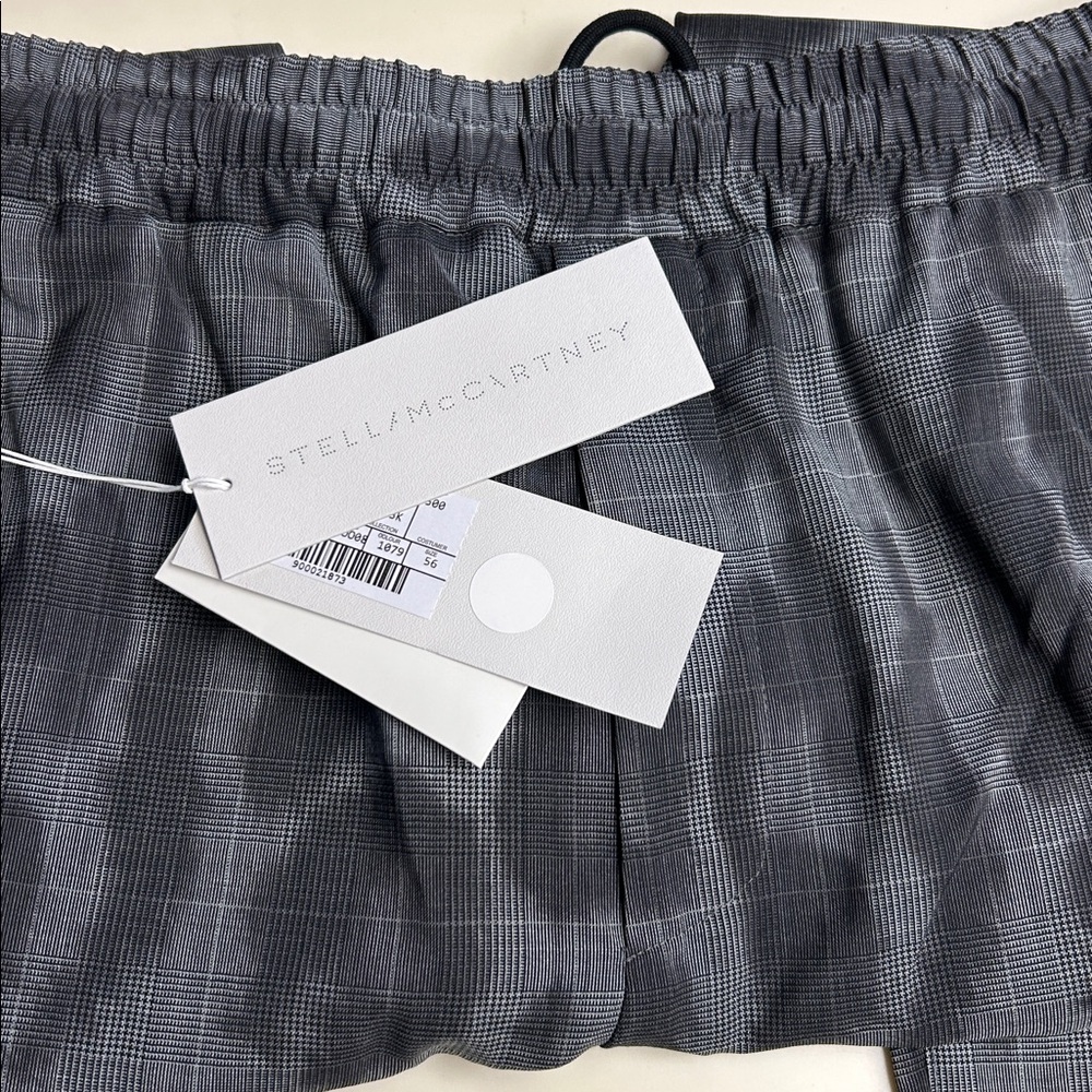 Authentic Stella McCartney Charcoal Checkered Pants